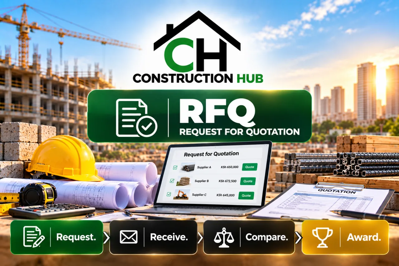 Request quotes for construction products and equipment