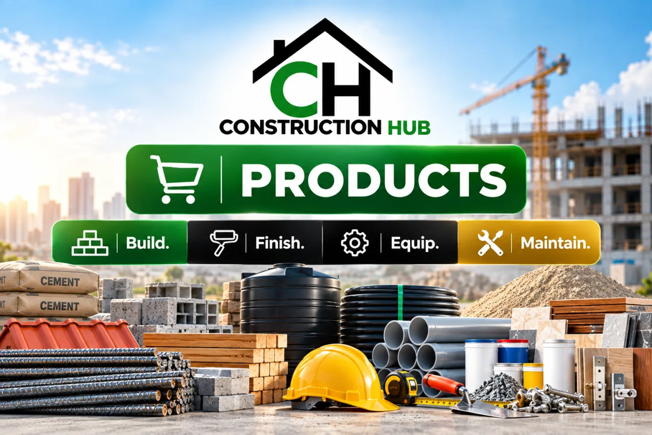 Construction products and building materials