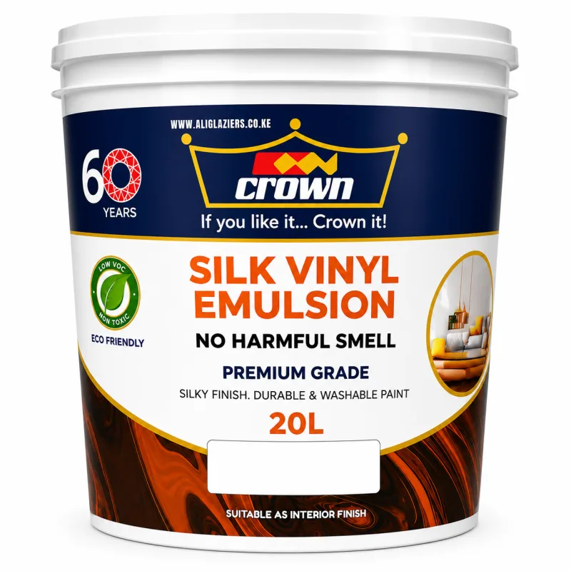 Crown Silk Vinyl Emulsion – Other Shades 20 Ltrs