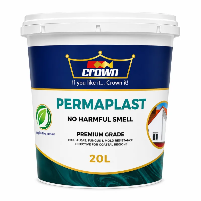 Crown Permaplast Emulsion - (Soft White & Cream) 20 Ltrs