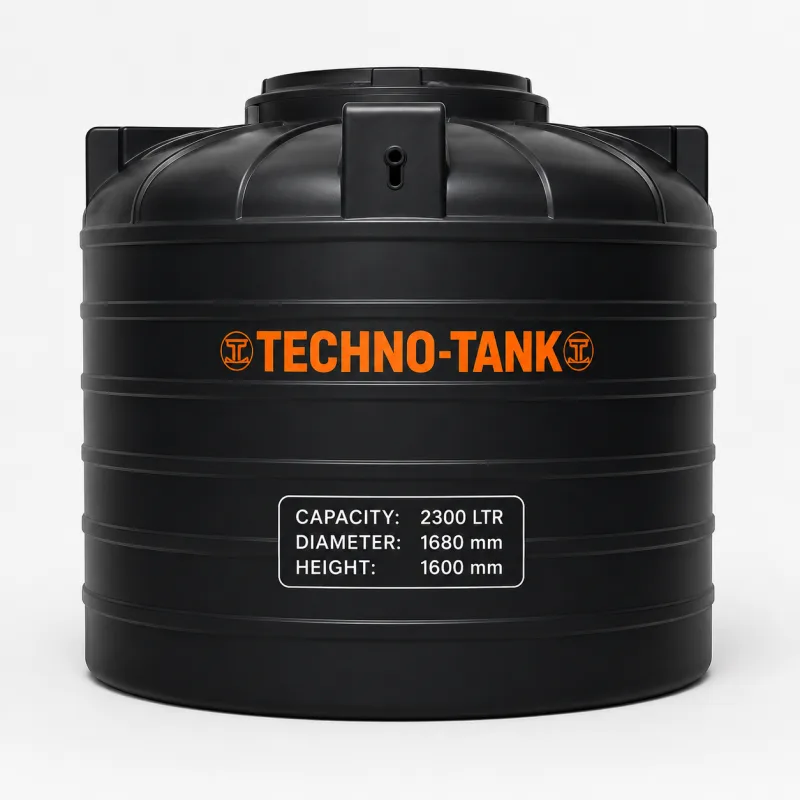 Techno Tank Underground 2300 ltr - (Diameter 1680 x Height 1600)mm