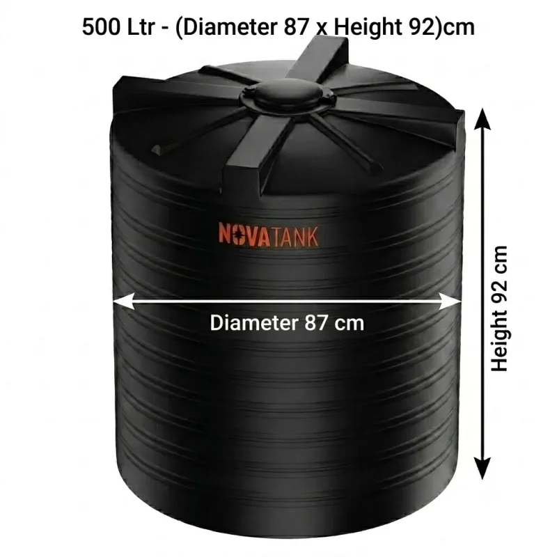 Nova Tank 500 Ltr - (Diameter 87 x Height 92)cm