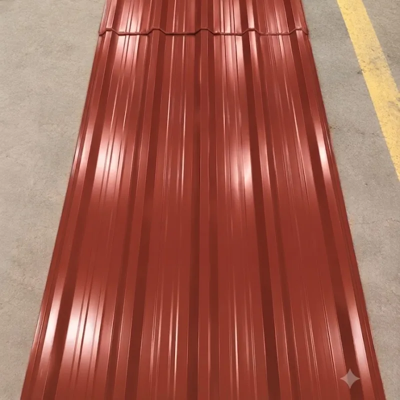 Ruiru Mabati Box Profile Gauge 28 Glossy Finish Brick Red