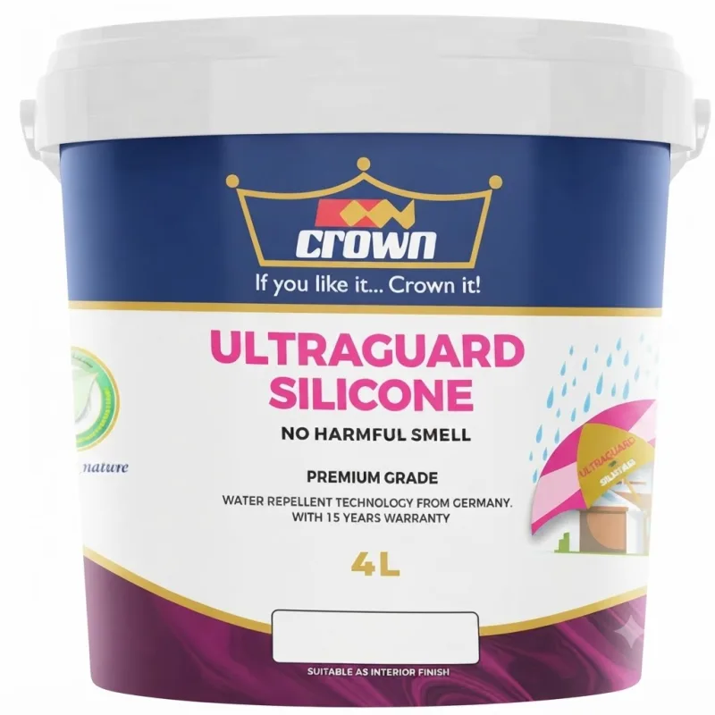 Crown Ultra Guard Silicone - Other Shades 4 Ltrs