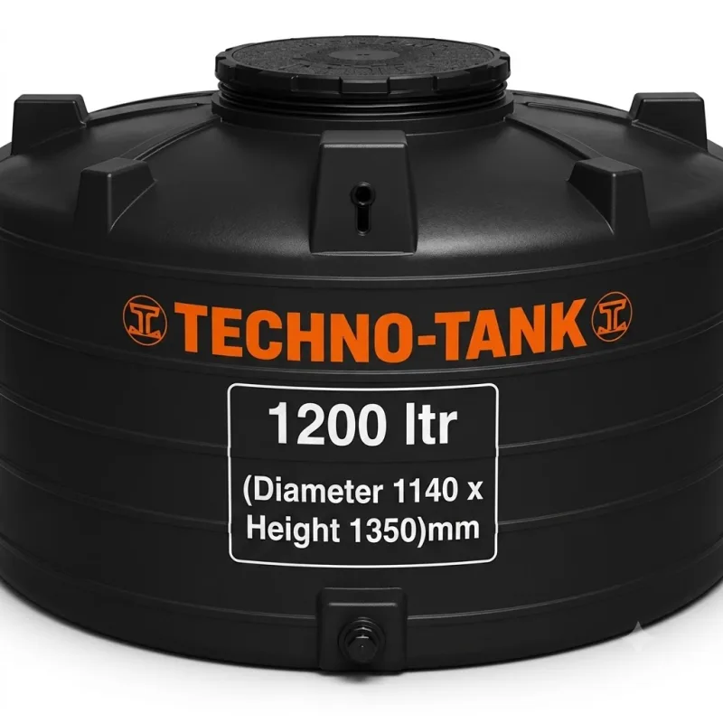 Techno Tank 1200 ltr - (Diameter 1140 x Height 1350)mm