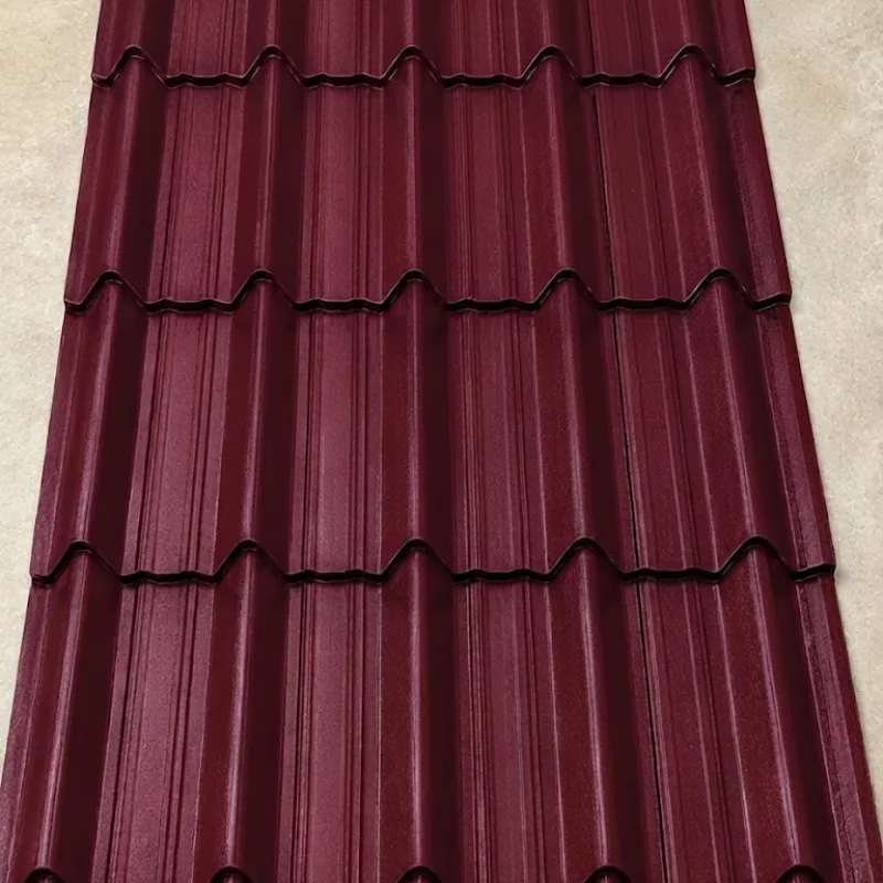 Ruiru Mabati Classic Brick Tile Gauge 28 Matte Finish Red Maroon