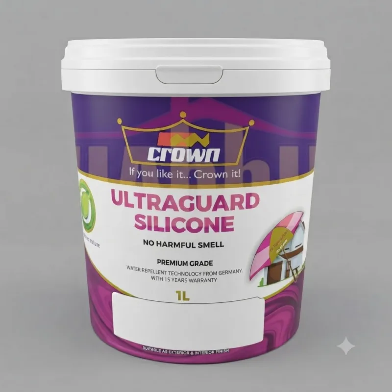 Crown Ultra Guard Silicone - (Brilliant White, Soft White & Cream) 1 Ltr