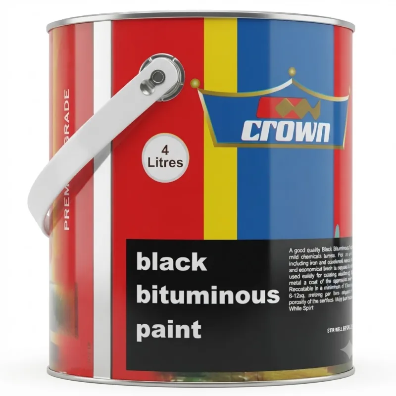 Black Bituminous Paint 4 Ltrs