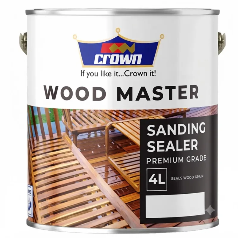 Crown Wood Master Nc Sanding Sealer 4/5 Ltrs