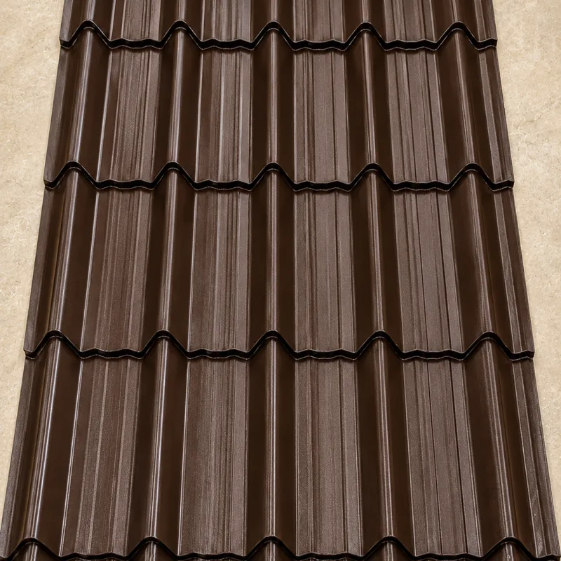 Ruiru Mabati Classic Brick Tile Gauge 30 Matte Finish Chocolate Brown