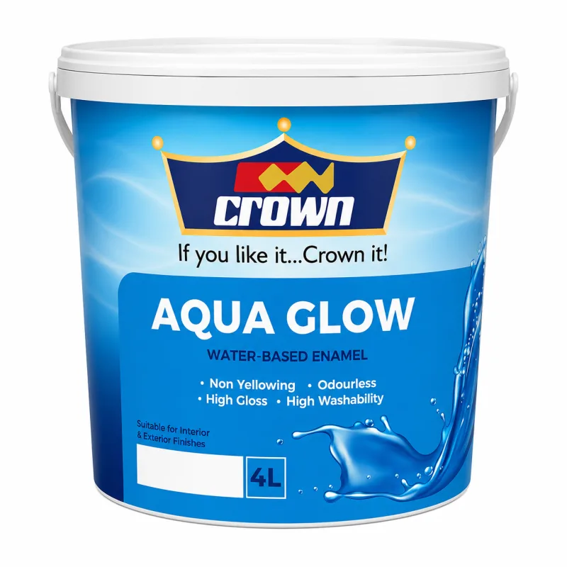 Crown Aqua Glow Brilliant White 4 Ltrs