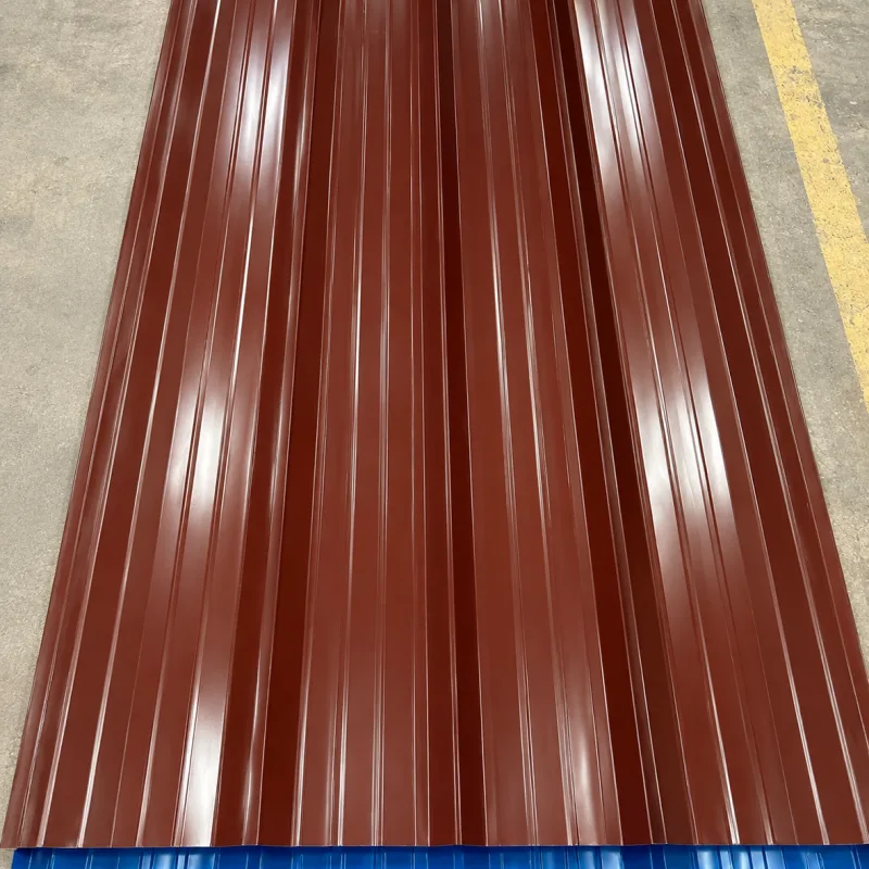 Ruiru Mabati Box Profile Gauge 30 Glossy Finish Chocolate Brown